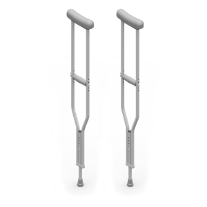 ADJUSTABLE UNDERARM CRUTCHES RANGE