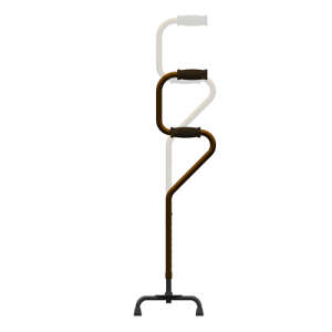 RGWS101 – CROOKED QUAD CANE WITH HAND STRAP