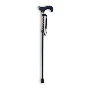 RGWS307 – FOLDING WALKING STICK (SPARKLE BLACK)