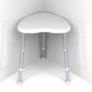 RG553 – SPACE SAVER CORNER SHOWER STOOL